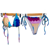 Cosmetica Flegrea Bikini in recycled fabric with laces